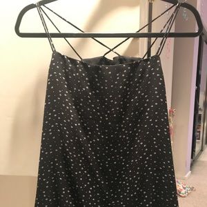 Loft Black and White Blouse